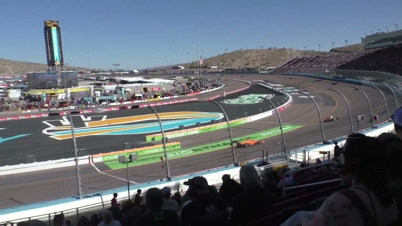 2026 IndyCar Good Ranchers 250 at Phoenix - Will Power makes contact with Christian Rasmussen