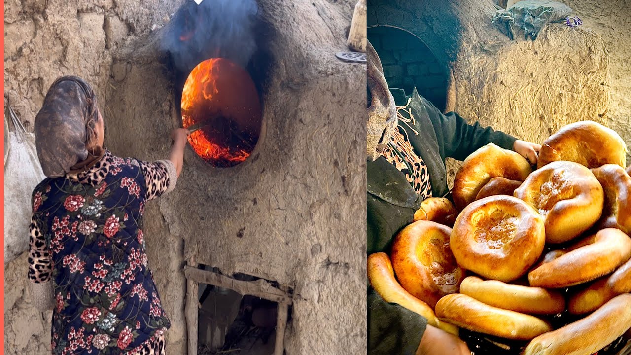 baking bread on fire water salt milk flour ingredients#FOODvs dessert