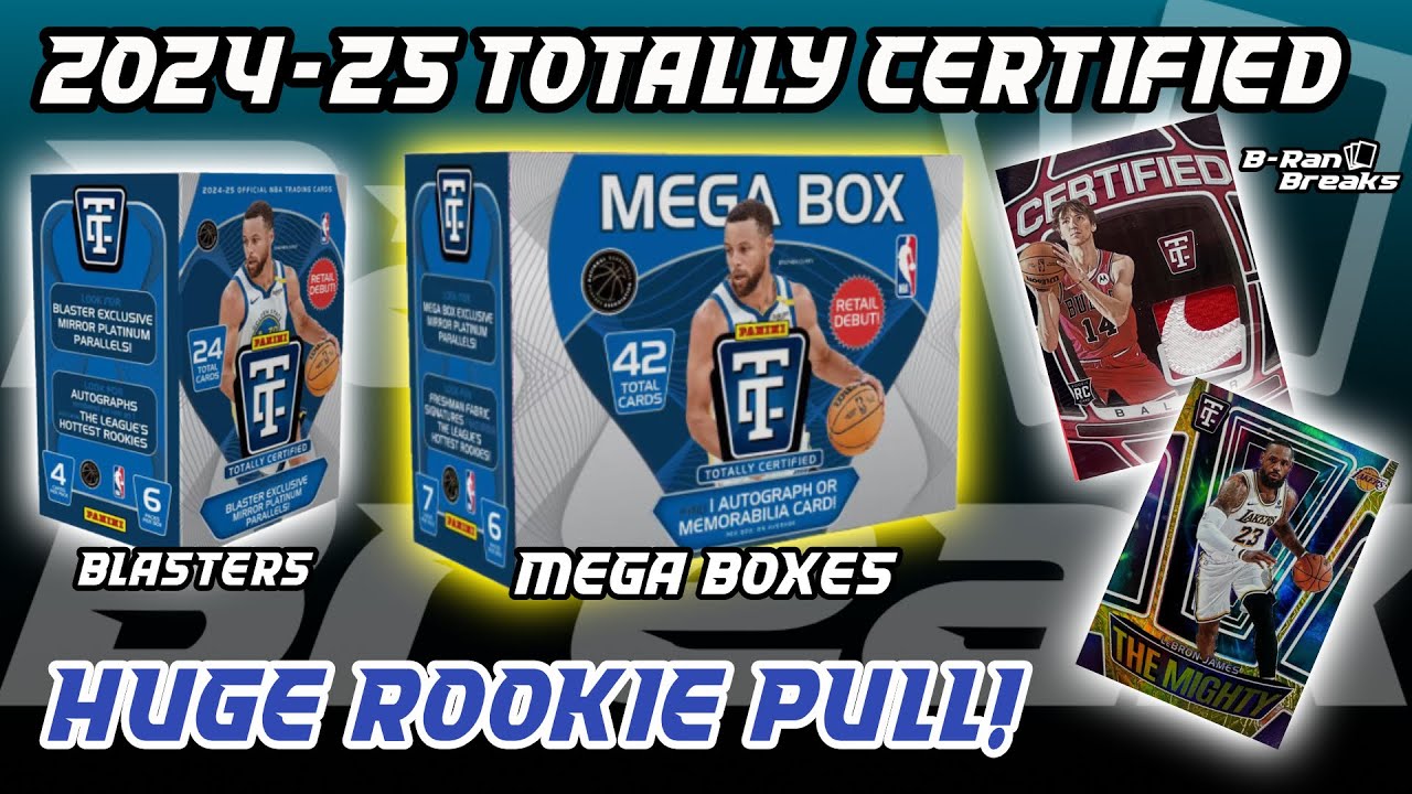 TOTALLY CERTIFIED RETAIL! 🔥 2024-25 Totally Certified Basketball MEGA & BLASTER Boxes! Huge RC Pull!