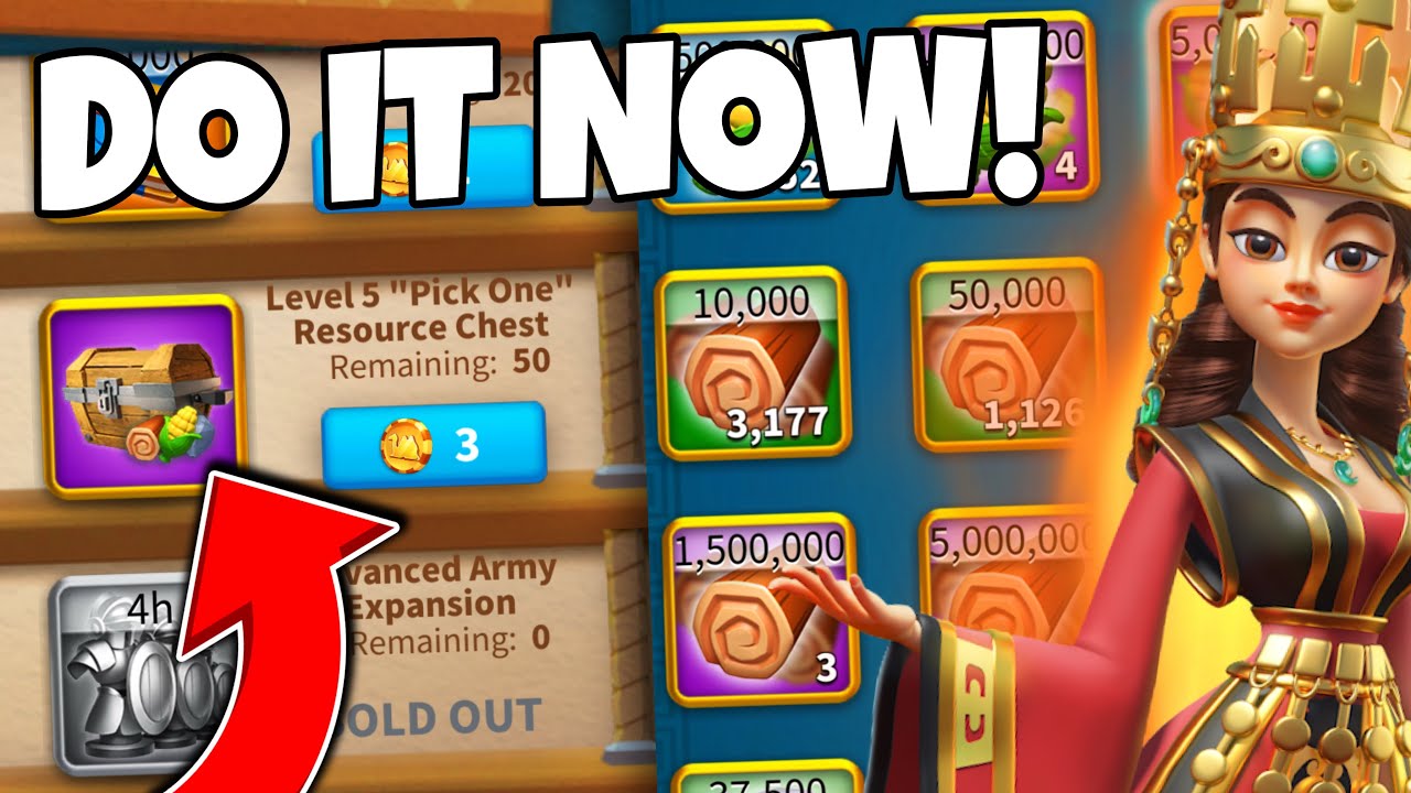 ПРОСТОЙ способ получить миллиарды ресурсов за считанные минуты! | Rise of Kingdoms