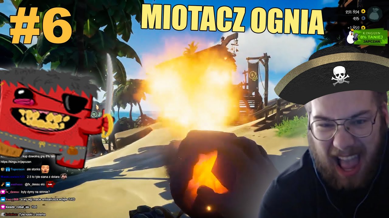 JAPCZAN SEA OF THIEVES Z EKIPĄ #6 - Mag pokonany, Kraken oszukany, Dejvid obrzygany