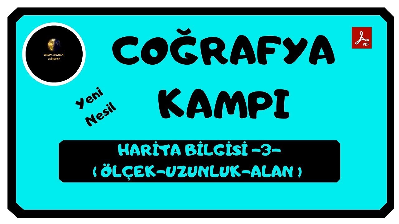 HARİTA BİLGİSİ  -3-   (ÖLÇEK- UZUNLUK -ALAN HESAPLAMA)