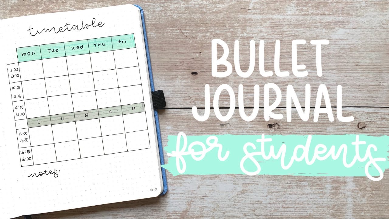 Bullet Journal ideas for STUDENTS | Back to school spreads | BUJOANDCOOKIES