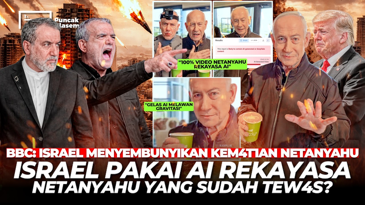 Netanyahu HIDUP Lagi Posting Video Baru, Iran: “100% AI, Netanyahu ASLI Sudah Tew4s” Israel Bohong