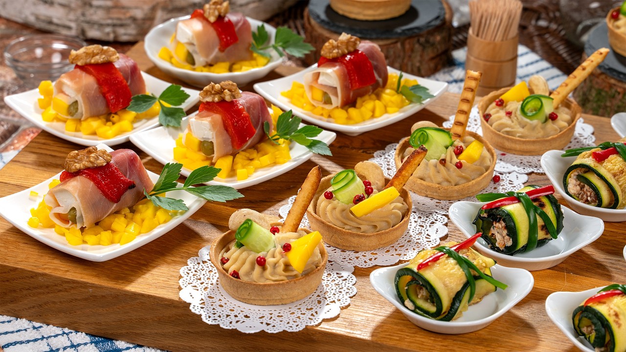 Как приготовить красивые рецепты закусок. Паста из кешью и песочное тесто