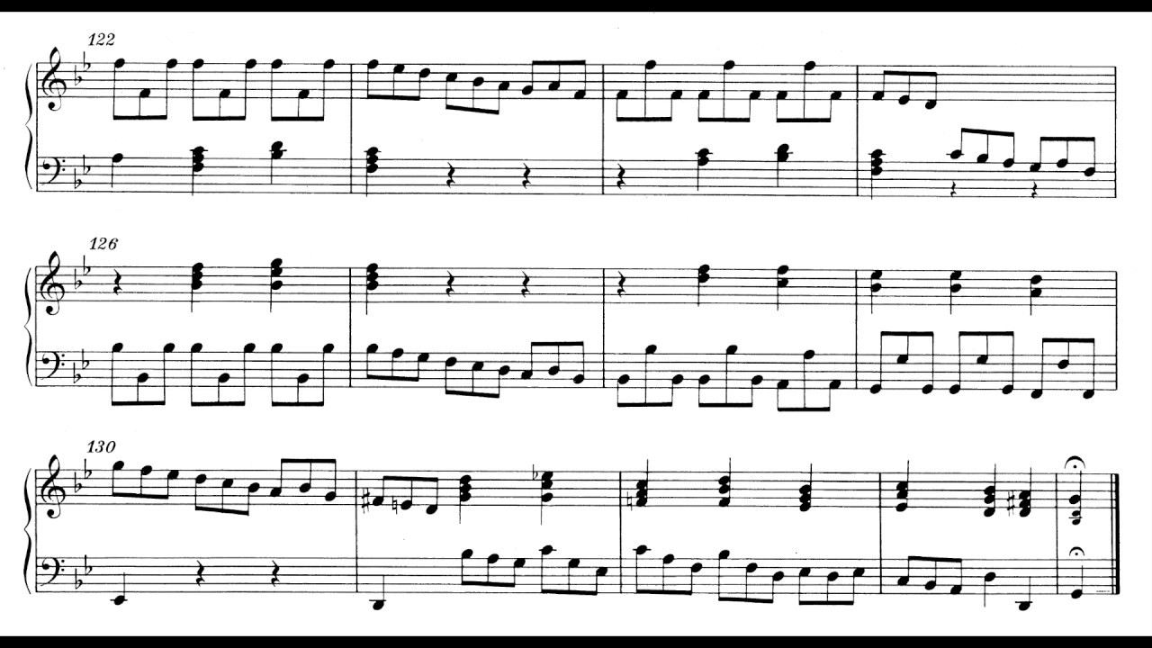 George Friedrich Händel - Chaconne in G Minor for Harpsichord, HWV 486 (1705?) [Score-Video]