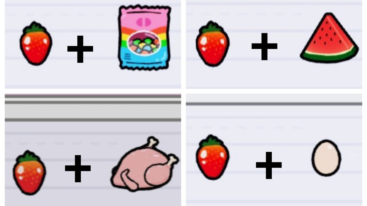Strawberry Food Hacks in Toca Boca 🍓😂
