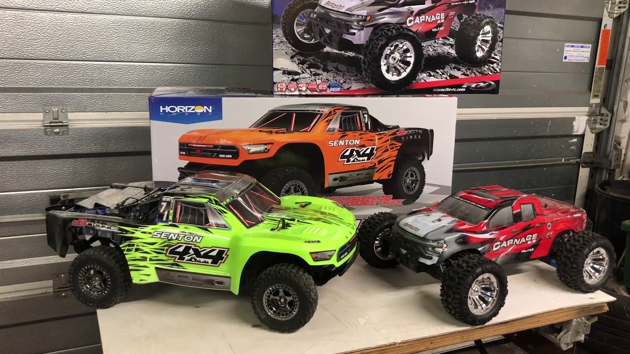 Arrma senton 3S & FTX carnage v2 , RC cars first runs