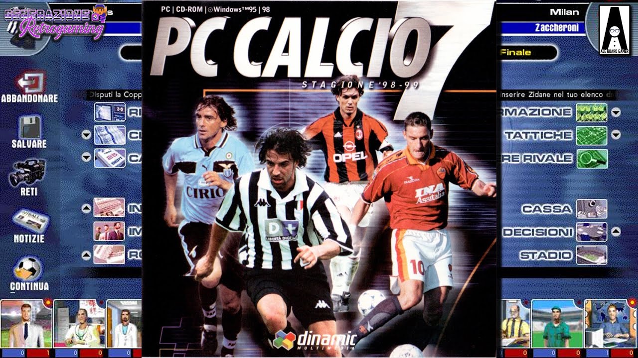 PC CALCIO 7 [Generazione Retrogaming] Il miglior videogioco manageriale calcistico di sempre!