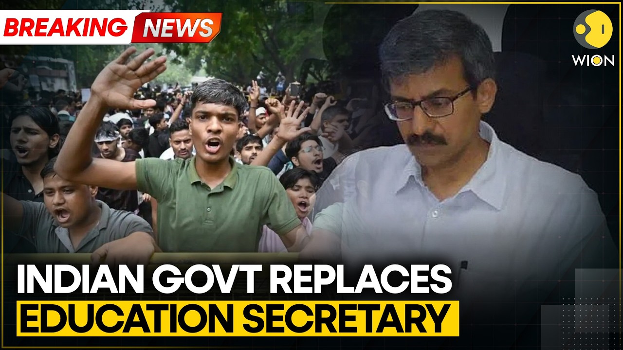 Education Secretary Vineet Joshi Replaced Amid CJP Protest Over Paper Leaks | WION Breaking