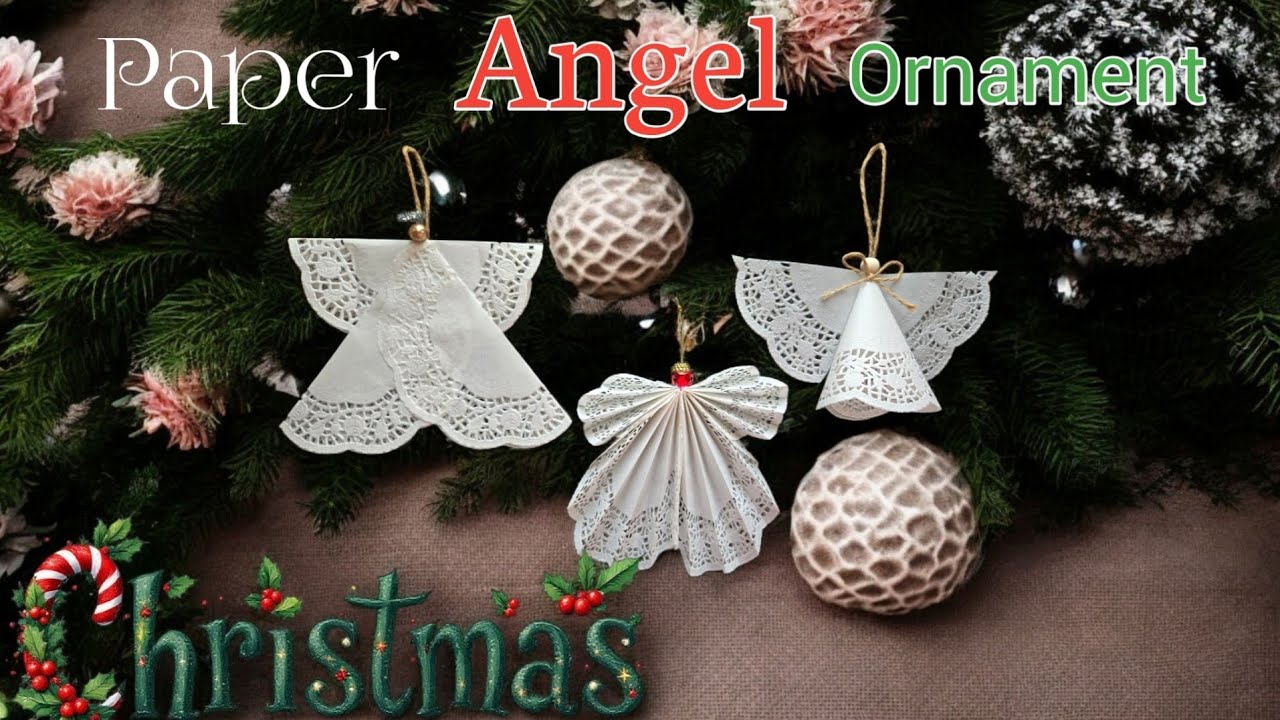 Viral Paper Angel Christmas Ornament You Can Make at Home 🎄✨