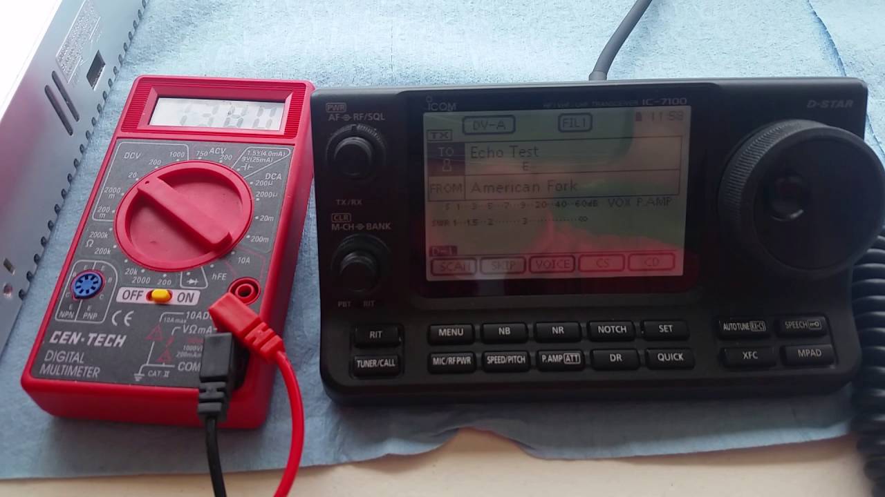 Cheap Newstyle 12V 30A Power Supply - Ham Radio Voltage Test