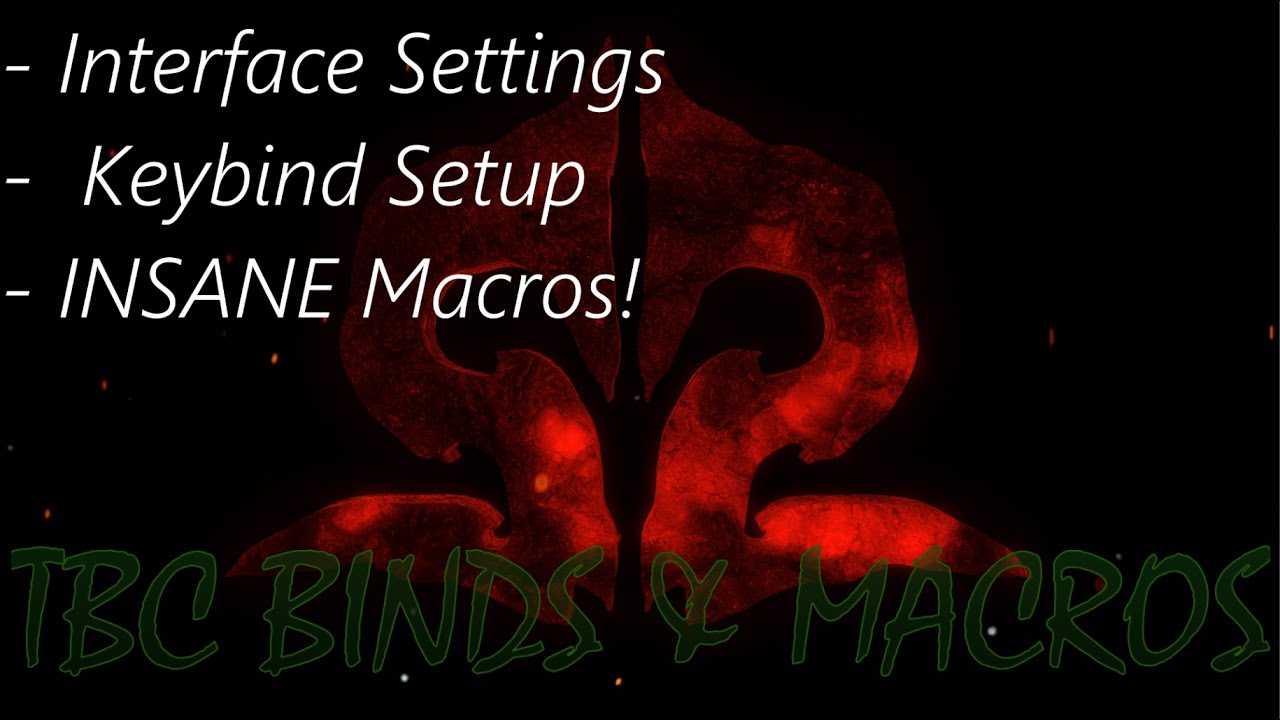 INSANE TBC PvP/PvE Rogue Keybinds, UI, and Macros Guide - WoW Classic