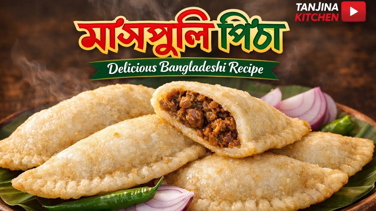 🍽️ মাংসপুলি পিঠা রেসিপি | শীতের বিশেষ ঐতিহ্যবাহী পিঠা#মাংসপুলি_পিঠা#MangshpuliPitha#BangladeshiPitha