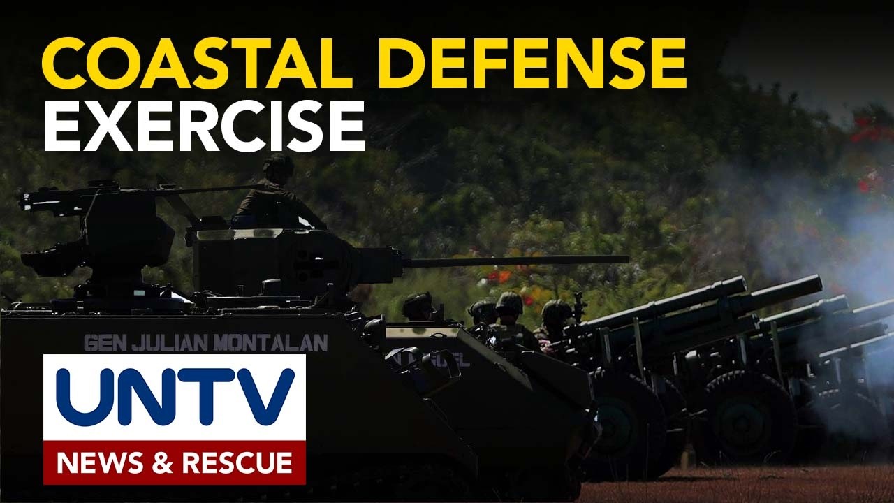 Drones, armored at artillery assets, ginamit ng Philippine Army sa coastal defense exercise