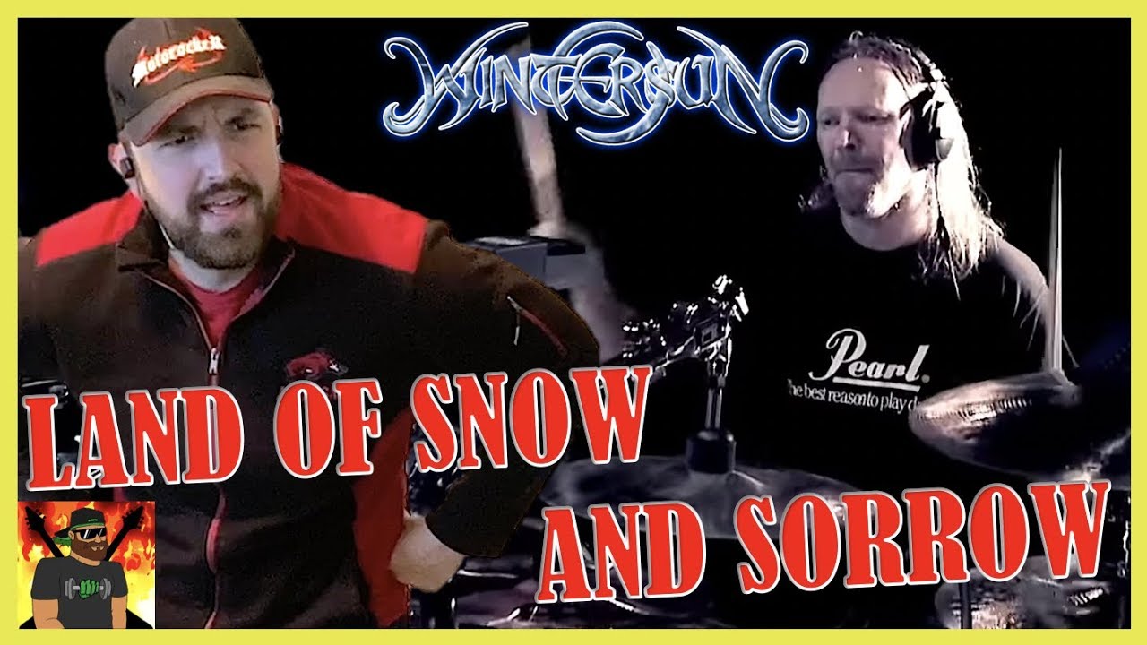 The Drummer Though! | Wintersun - Land Of Snow And Sorrow (Live At Sonic Pump Studios) | REACTION