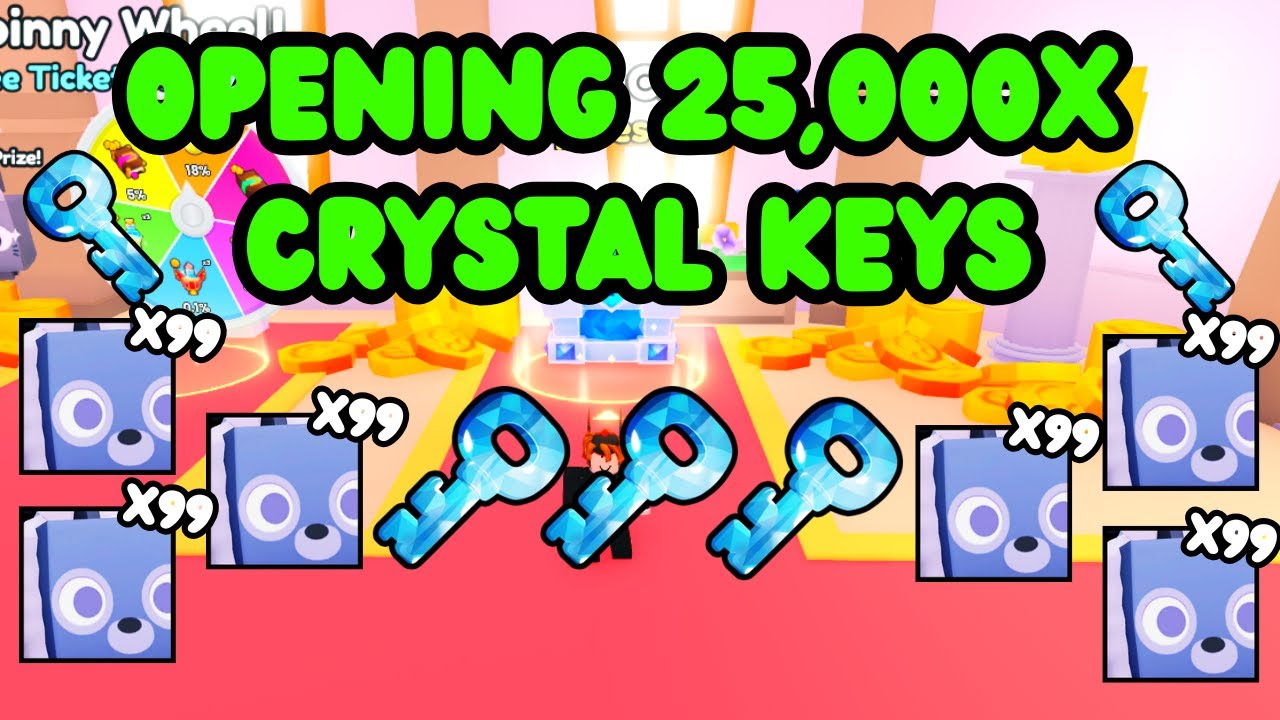I OPENED 25,000 CRYSTAL KEYS & GOT... (Pet simulator 99)