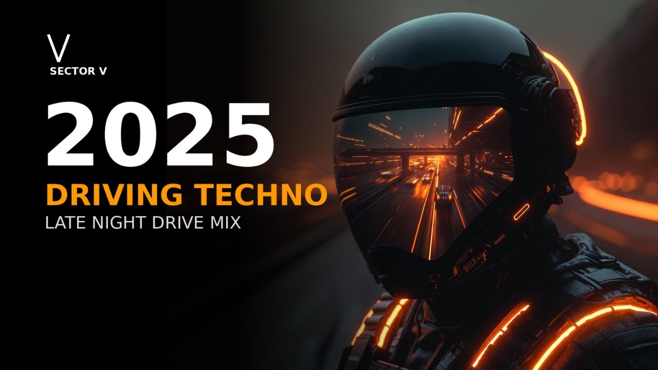Night Drive 2025 • Melodic Techno Journey | High Energy Focus Mix