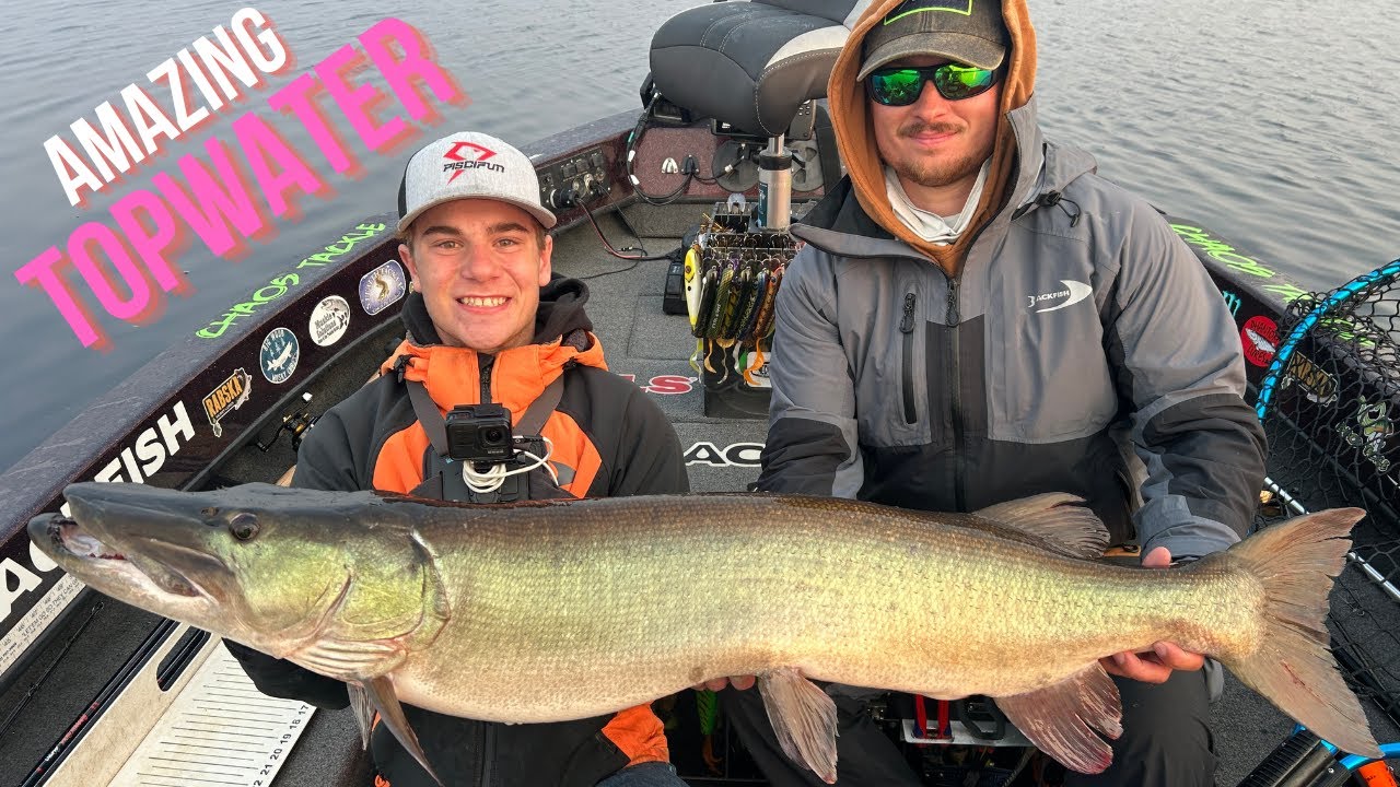 TOPWATER WISCONSIN GREENBACK MEGA MUSKY
