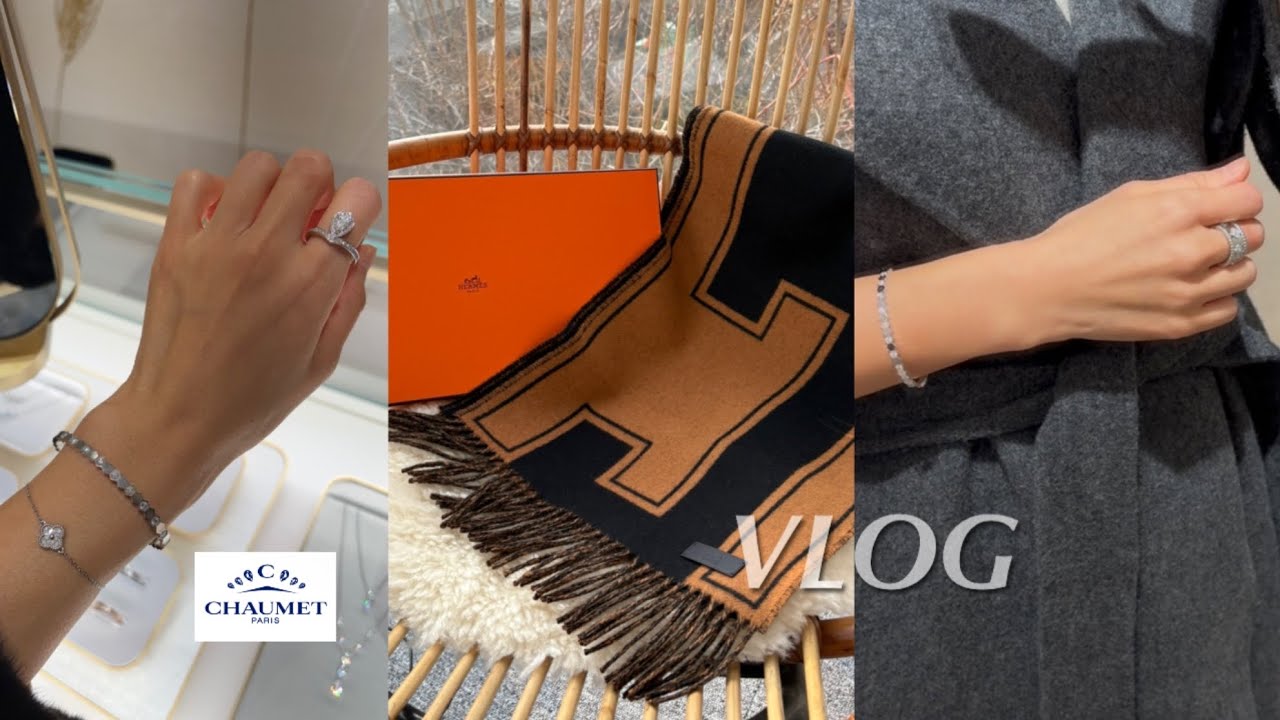 Vlog | 쇼메 💎✨비드쇼메 조세핀 | 반클리프앤아펠 주얼리와 레이어드템 찾기 | 🍊에르메스 머플러 | 주느세콰 🐑캐시미어 니트 | 자라홈 | 콘란샵 | cos | 마시모두띠