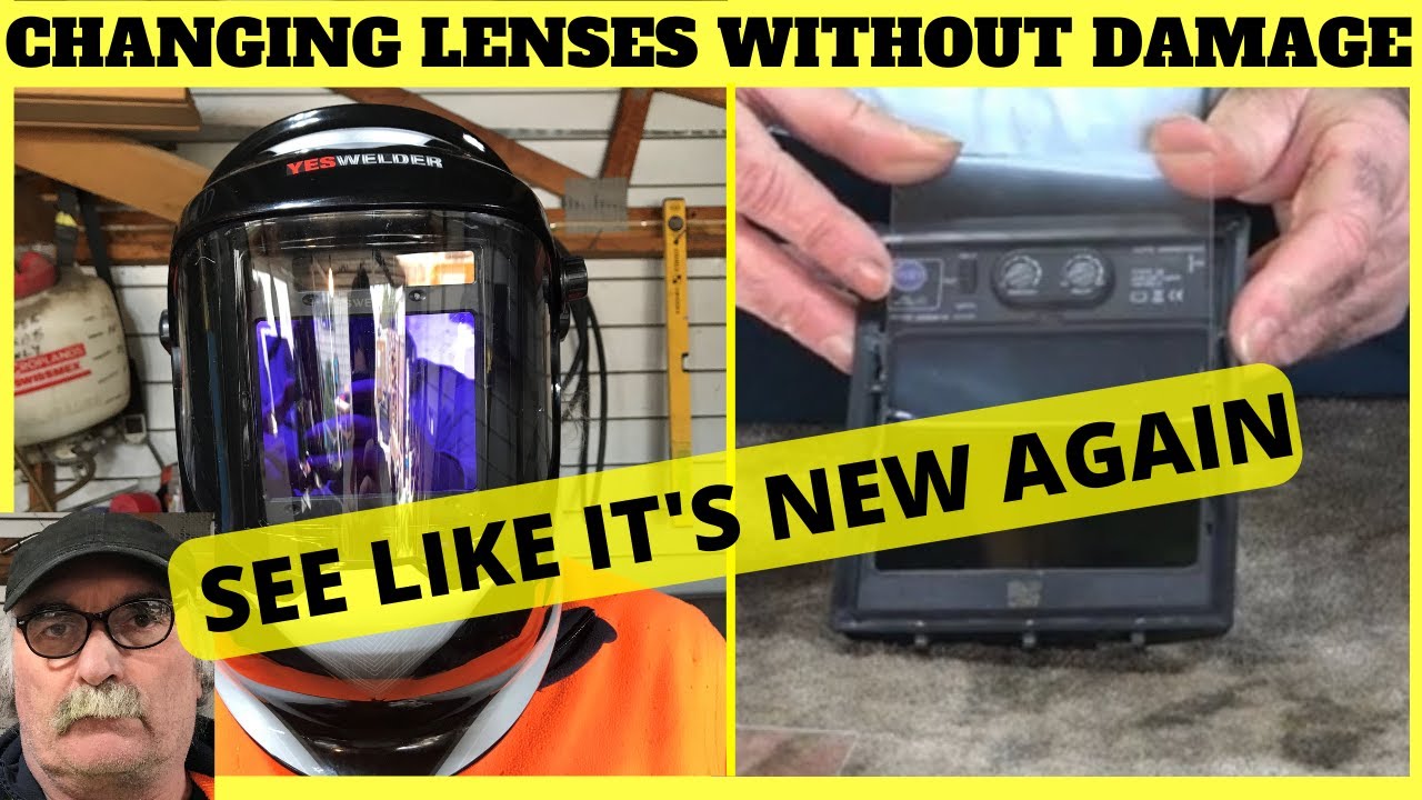 Yes Welder Welding Helmet Cover Lens - How to Change Them