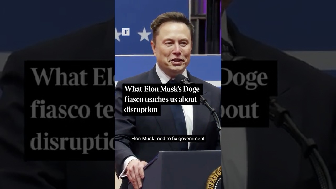 What Elon Musk's DOGE Disaster Teaches Us About Disruption #shorts