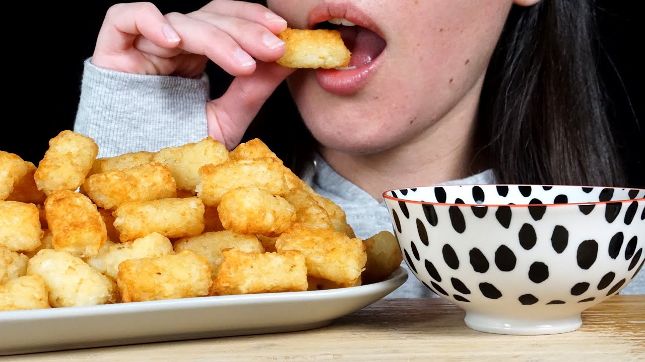 ASMR Eating Sounds: Potato Gems (No Talking)