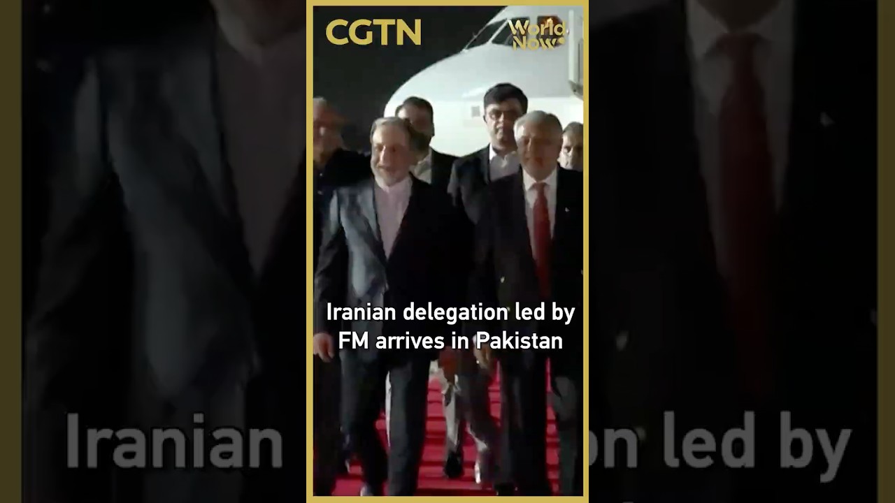 Iranian delegation led by FM arrives in Pakistan #worldnow