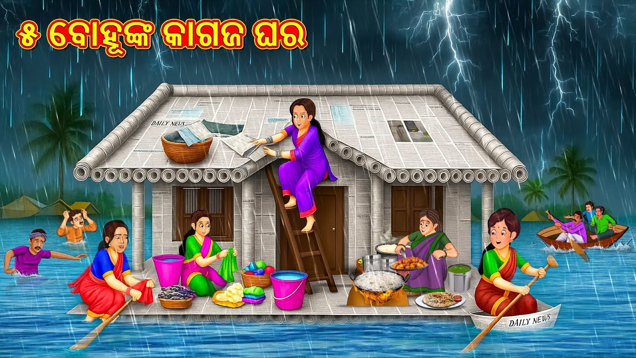 ବୋହୂଙ୍କ କାଗଜ ଘର | Odia Stories | Kahani in Odia | New Odia Stories | Stories in Odia