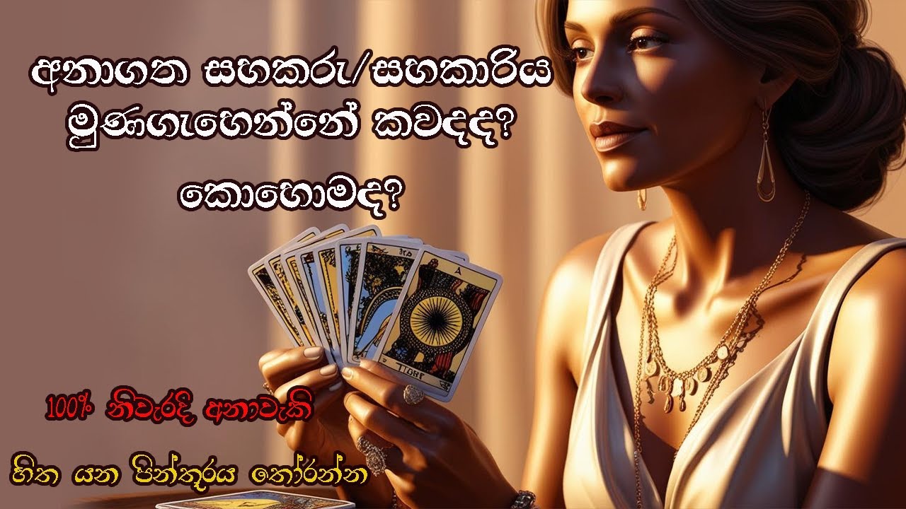අනාගත සහකරු/සහකාරිය මුණගැහෙන්නේ කවදද? කොහොමද?😍🧿 100% නිවැරදි ටැරොට් අනාවැකි