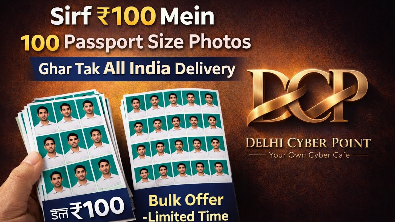 Passport photograph at just @100 