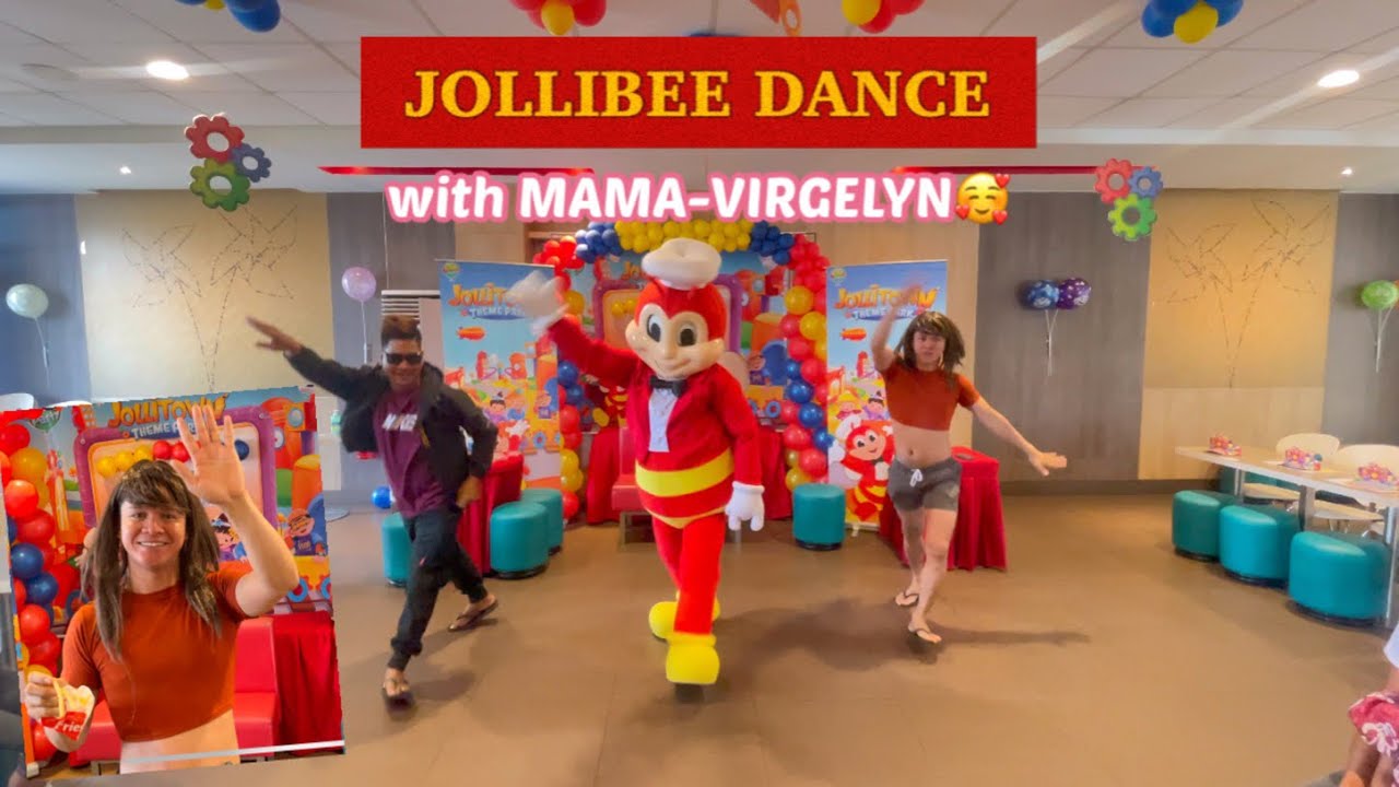 JOLLIBEE BIDA ANG SAYA with Virgelyncares #jollibee #kids  #cocomelon #jollibeedance 