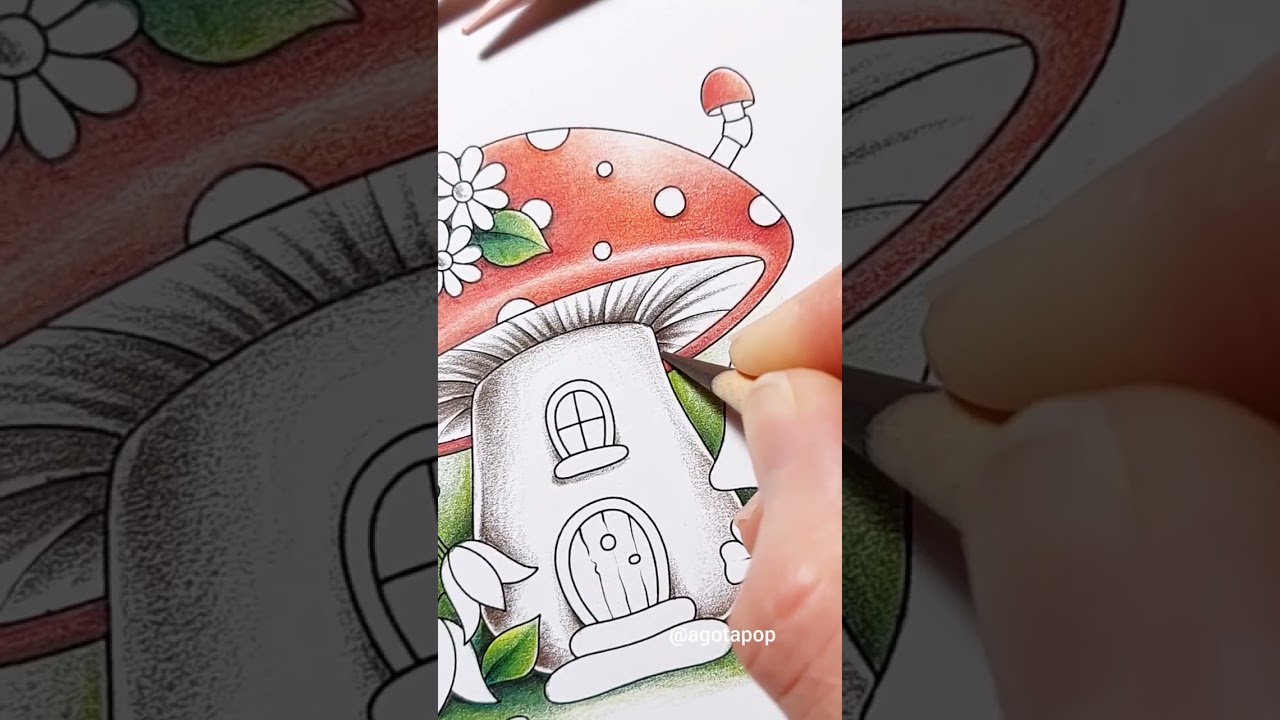 Adding shadows. 🥰🍄🌸🌿🖍