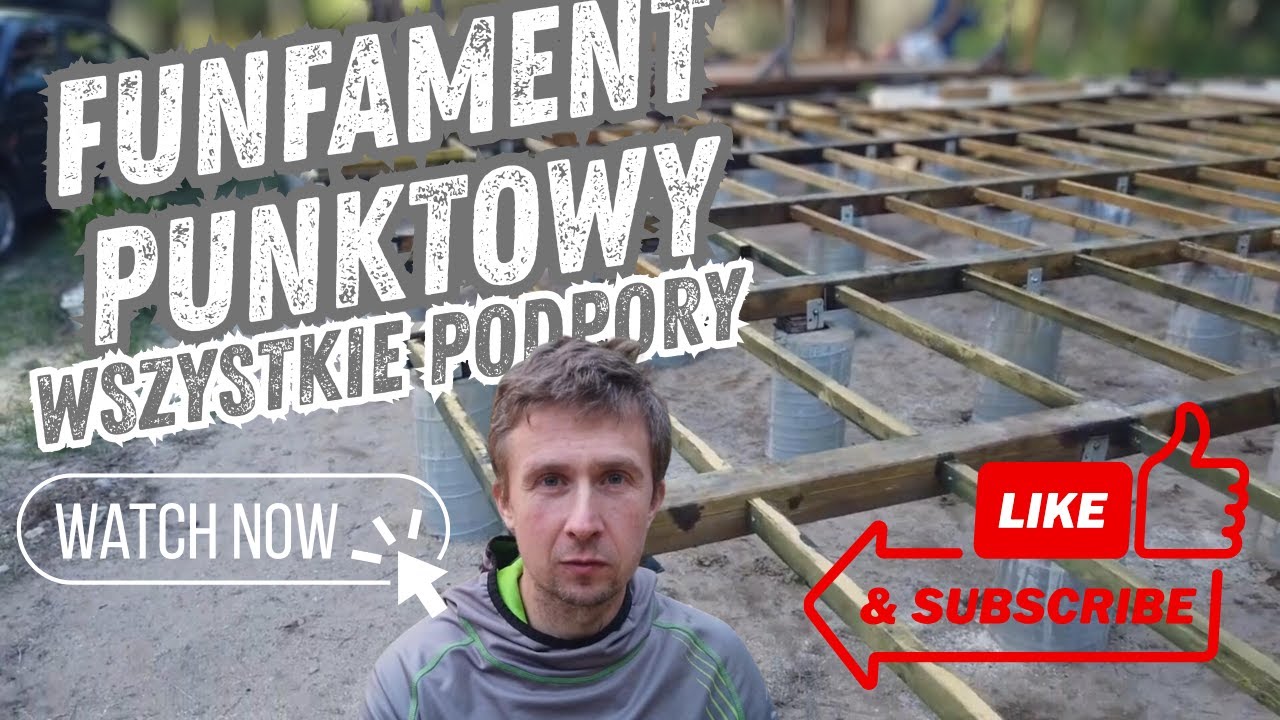 Fundament Punktowy - Spód #diy #domszkieletowy #budowadomu