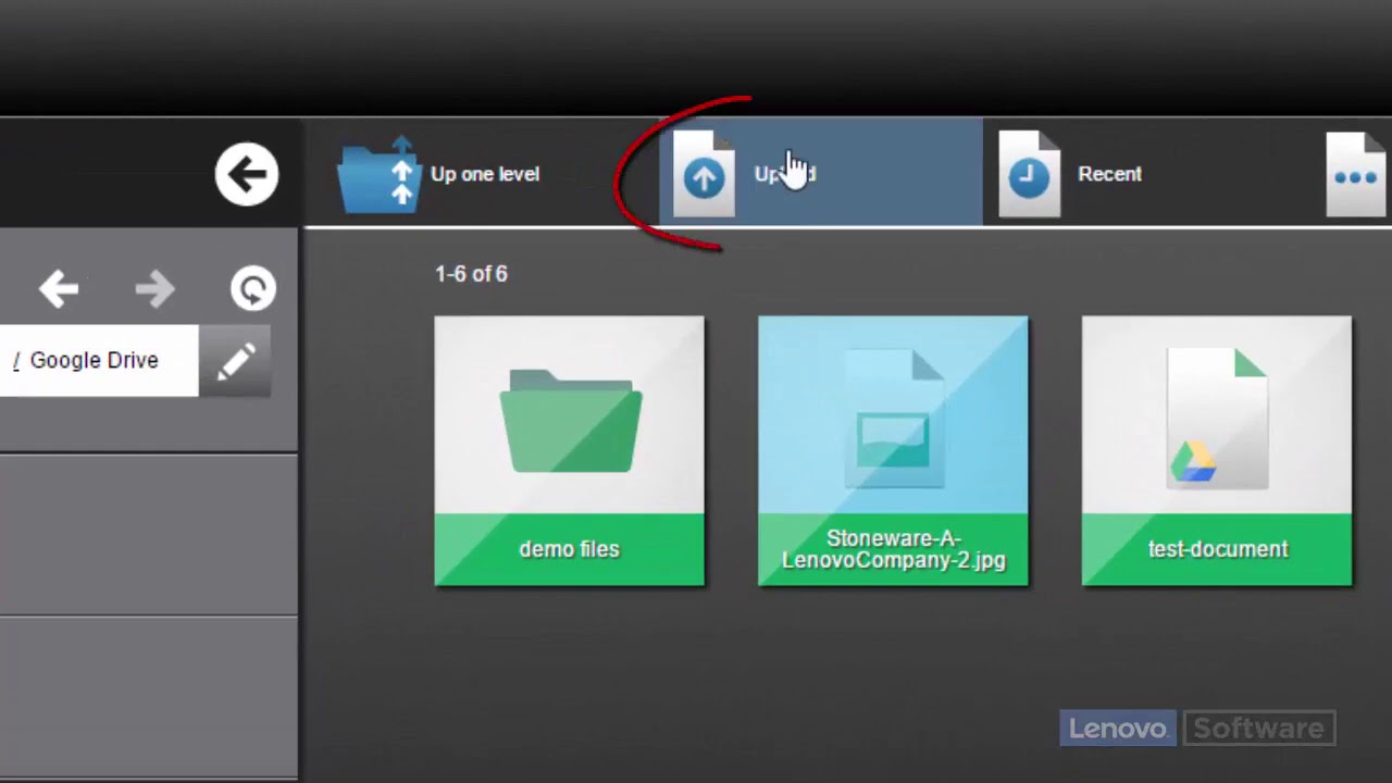 Lenovo Unified Workspace Web Storage