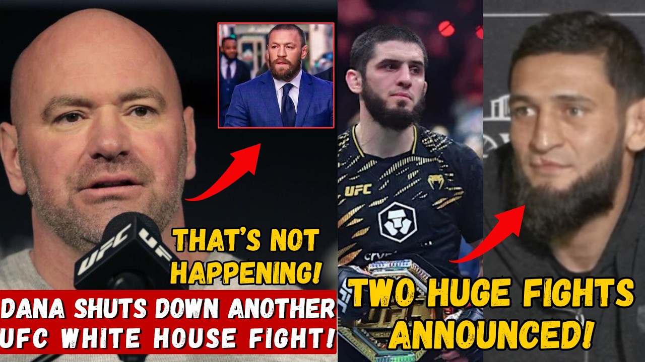 Dana White RESPONDS to White House Main Event Leak; Chimaev vs Imavov Set, Ian Garry Eyes Islam!