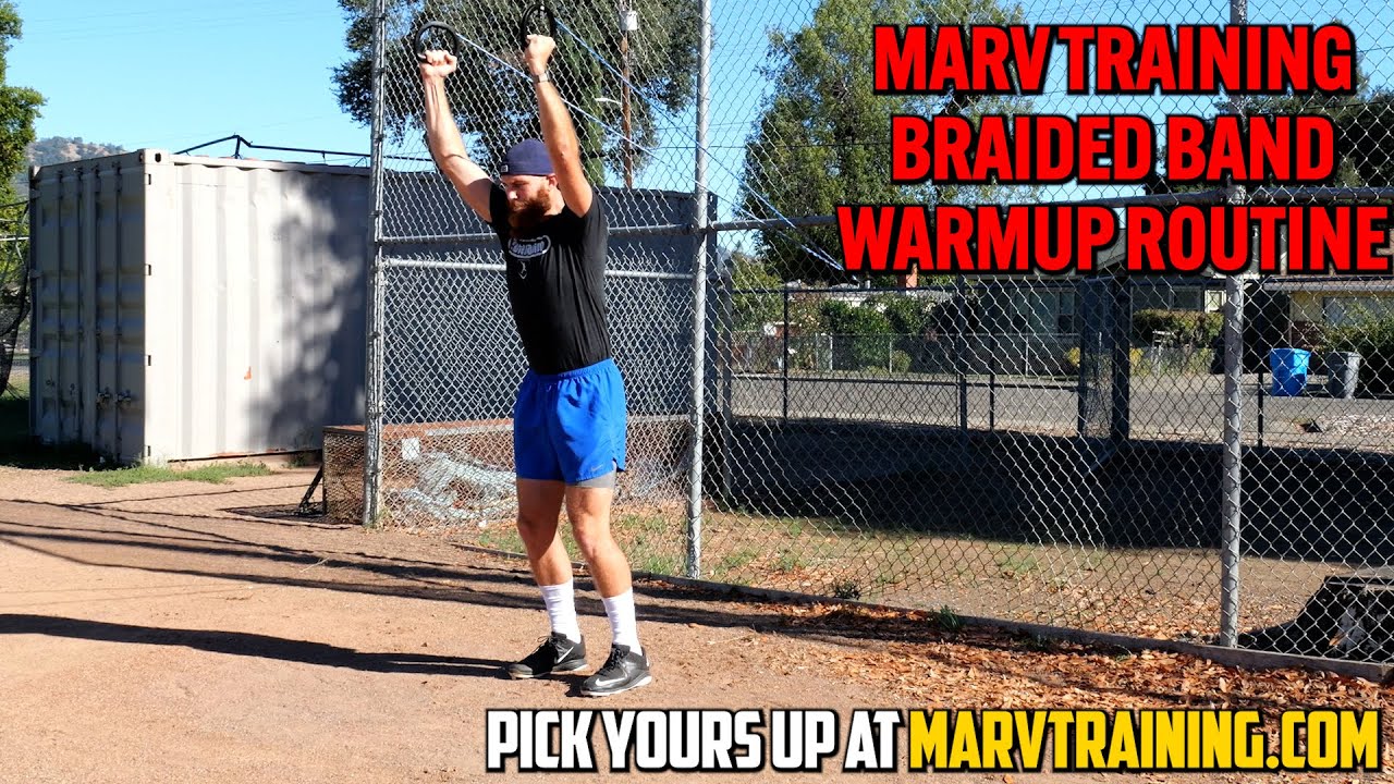 Warmup Exercises I Do w/ Marv Training Braided Bands