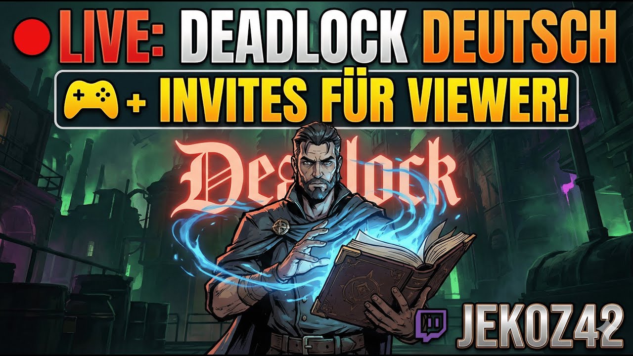 🔴 DEADLOCK DEUTSCH | Ich lade euch ein! (!invite) | Road to High MMR 🔫