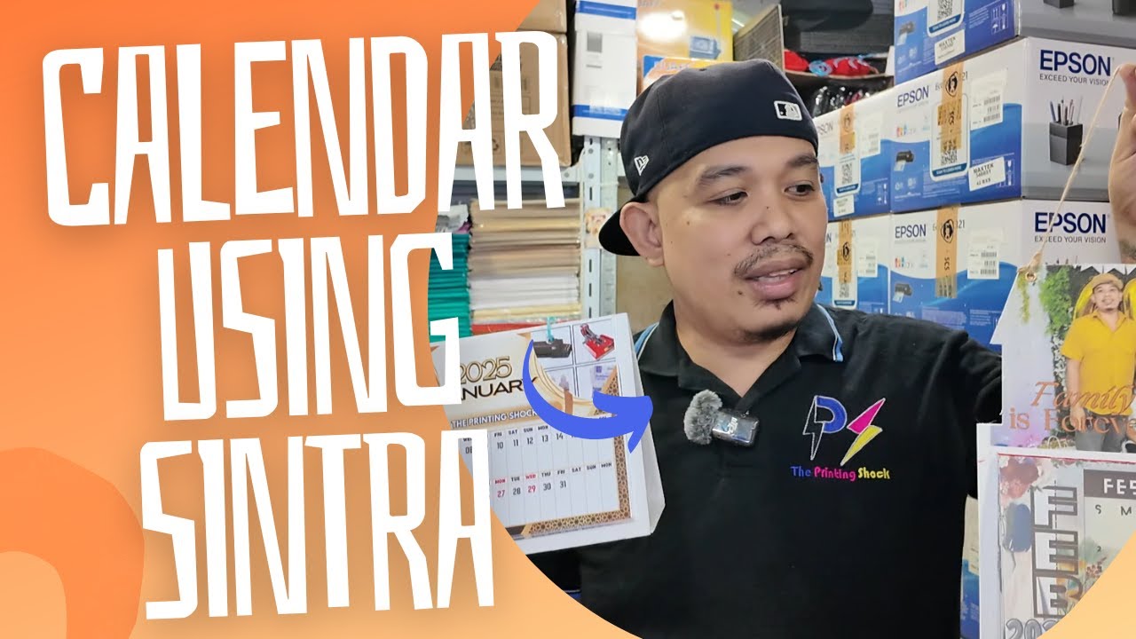 CALENDAR 2025 USING SINTRA BOARD | The Printing Shock | Marlon Ubaldo
