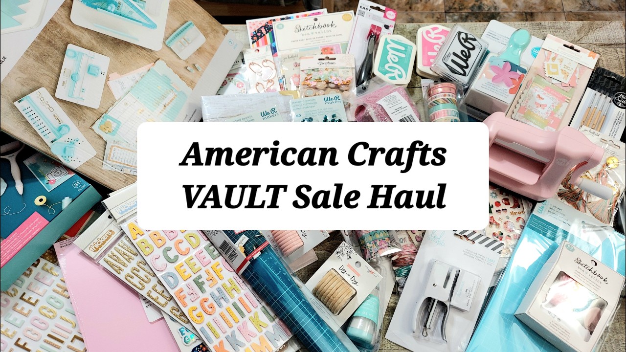 Покупки на распродаже American Crafts Vault! Еще больше товаров для рукоделия своими руками! #ame...