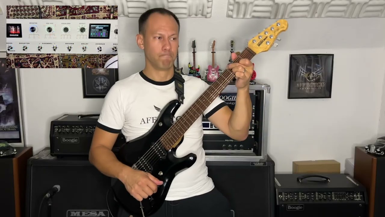 Affector - Overture Pt. 2 - Guitar - Underdog - CHUCK @underdog-audio @ernieballinc #guitarsolo 