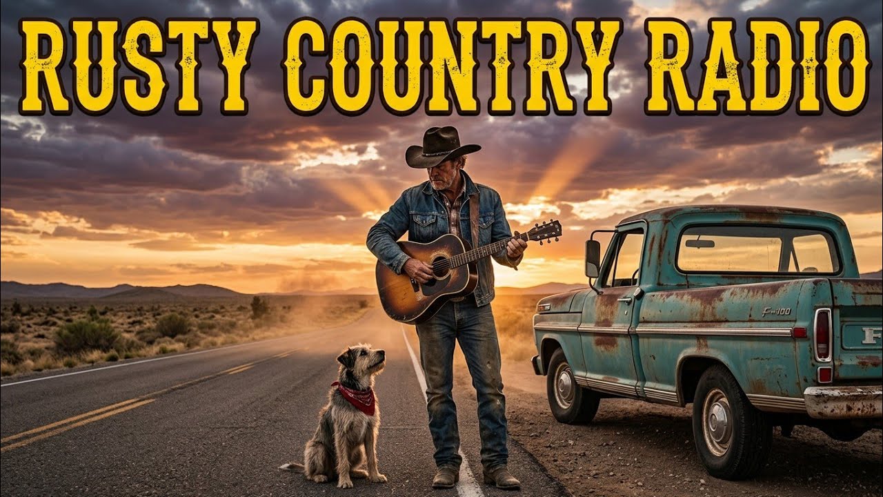 Viral Country Ballads – Dusty Road Cowboy Drive | Rusty Truck Evening Ride.