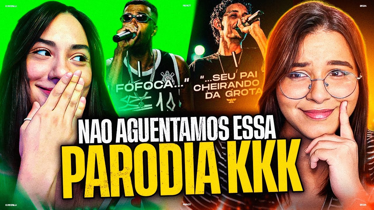 PARÓDIAS NAS BATALHAS DE RIMA! 🎙️ | Expressodarima - KARINLU REACT