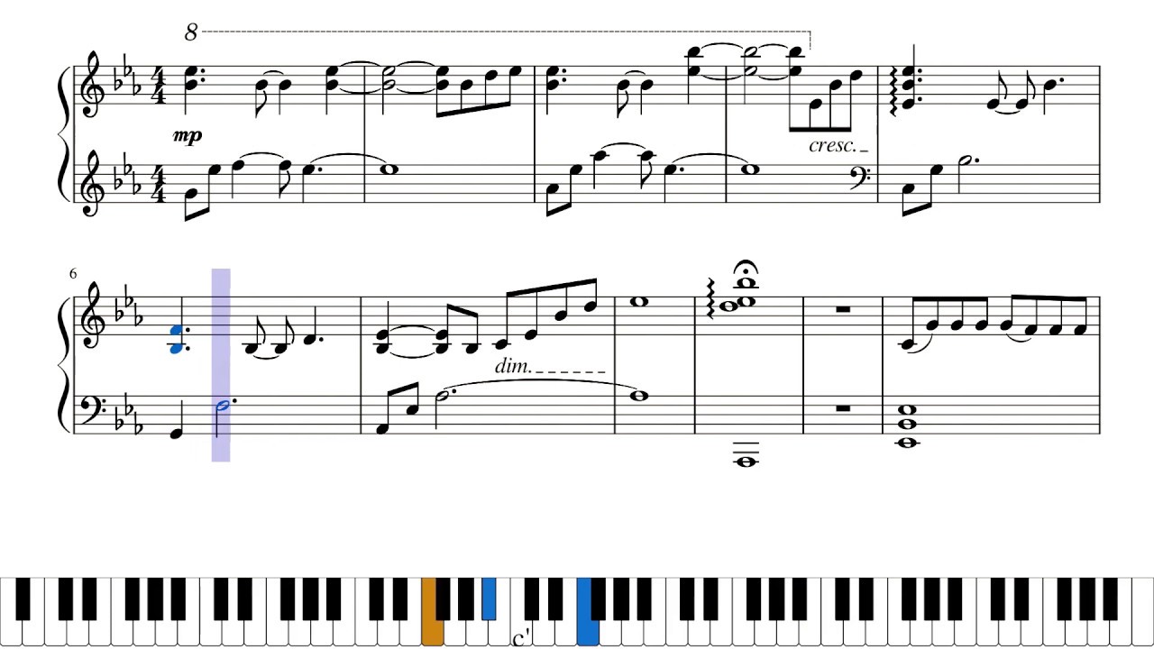 Spring Day (BTS) Piano Sheet Music