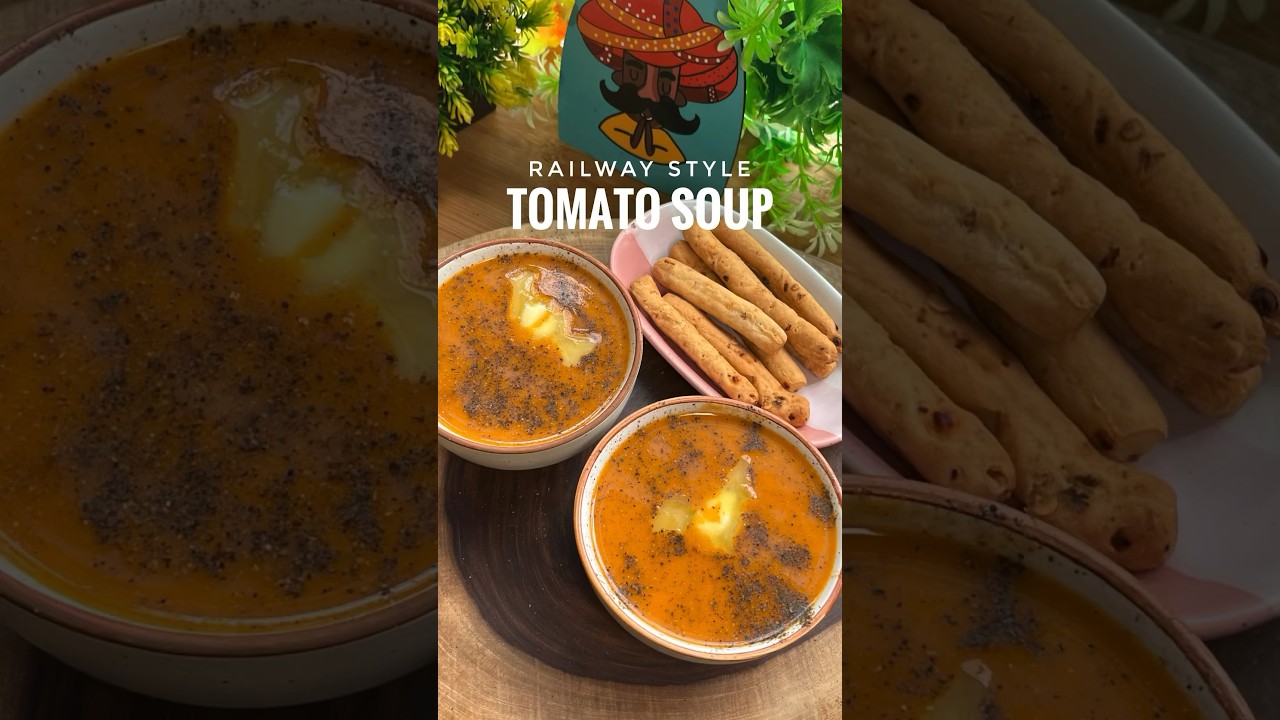 Railway Style Tomato Soup #soup #railways #nostalgic #kolkata