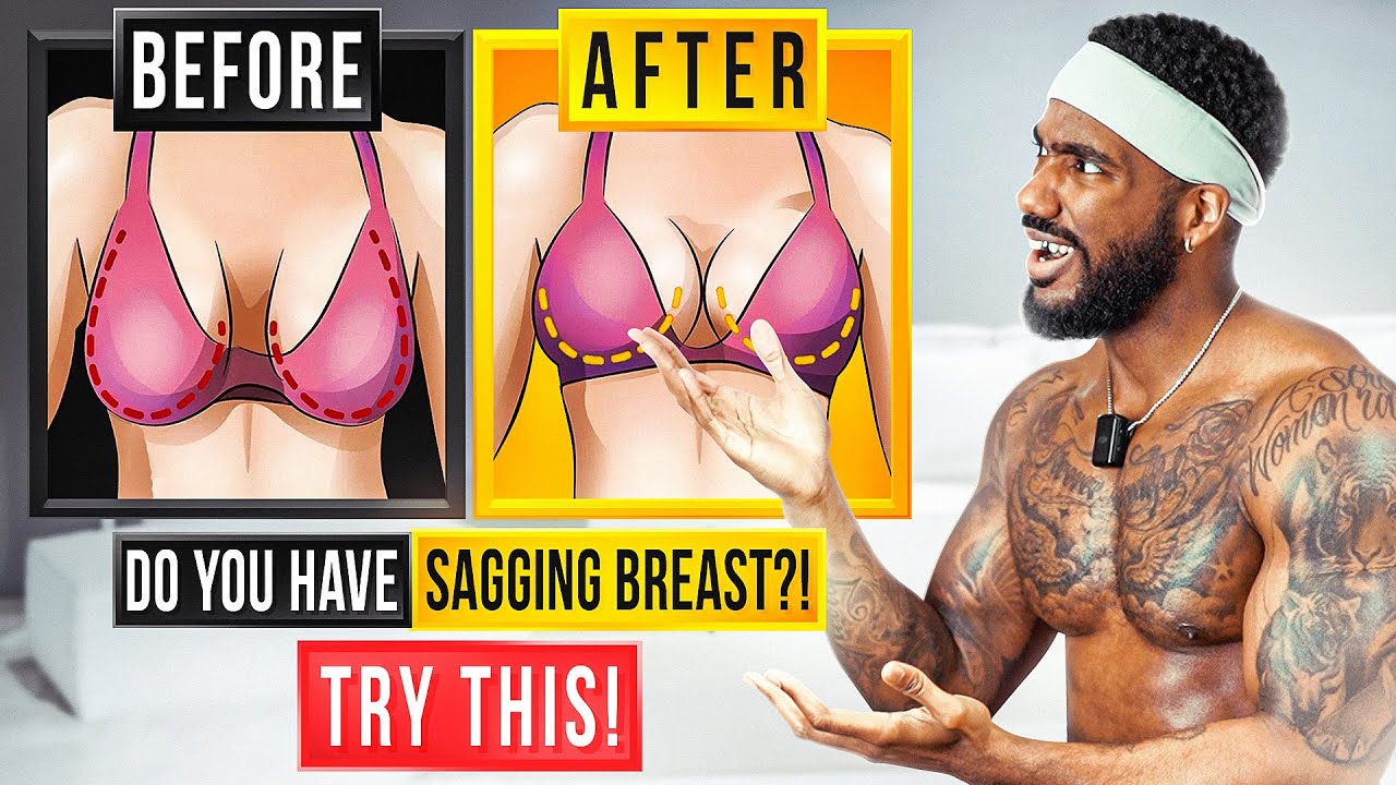 How To LIFT SAGGING BREAST In 14 Days - Breast Lift Home Workout (10 min)