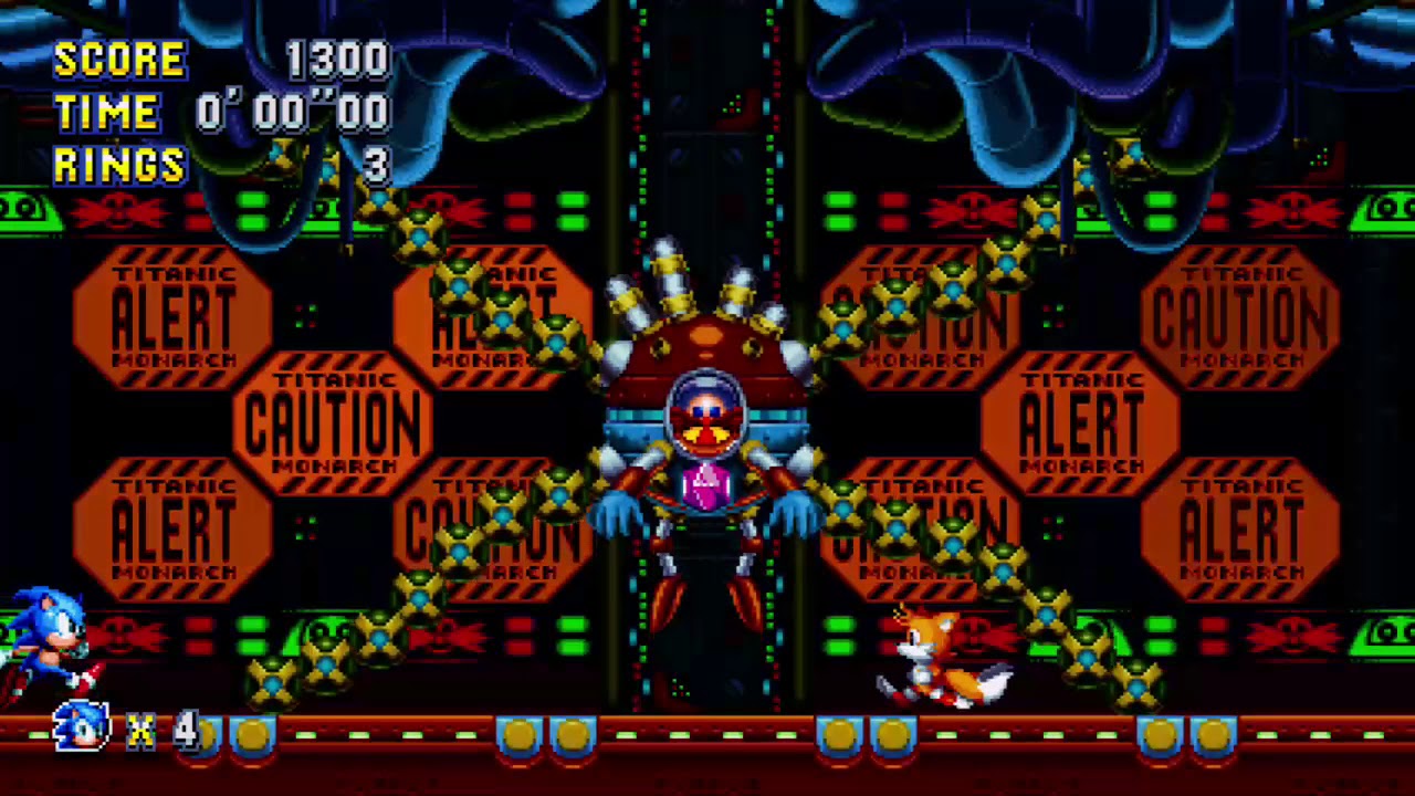 Sonic Mania final boss- Vs. Ruby Illusions
