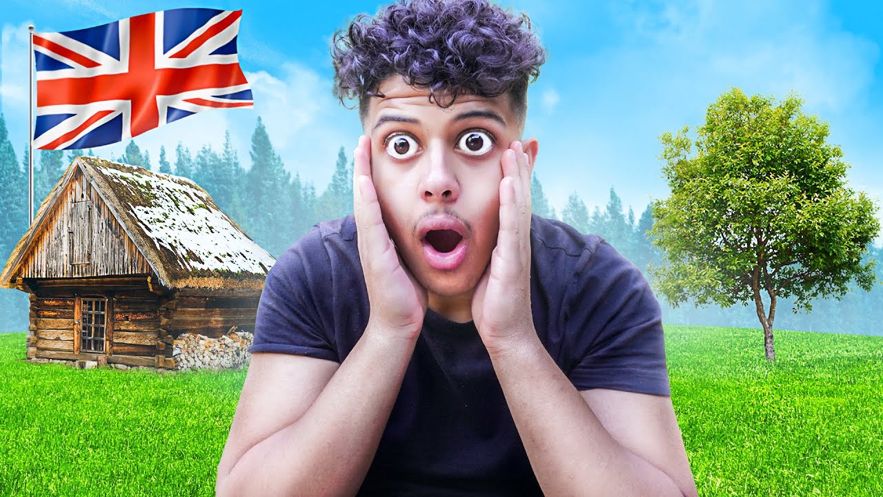 ضعت في الغابة🌳وسكنت في كوخ🇬🇧