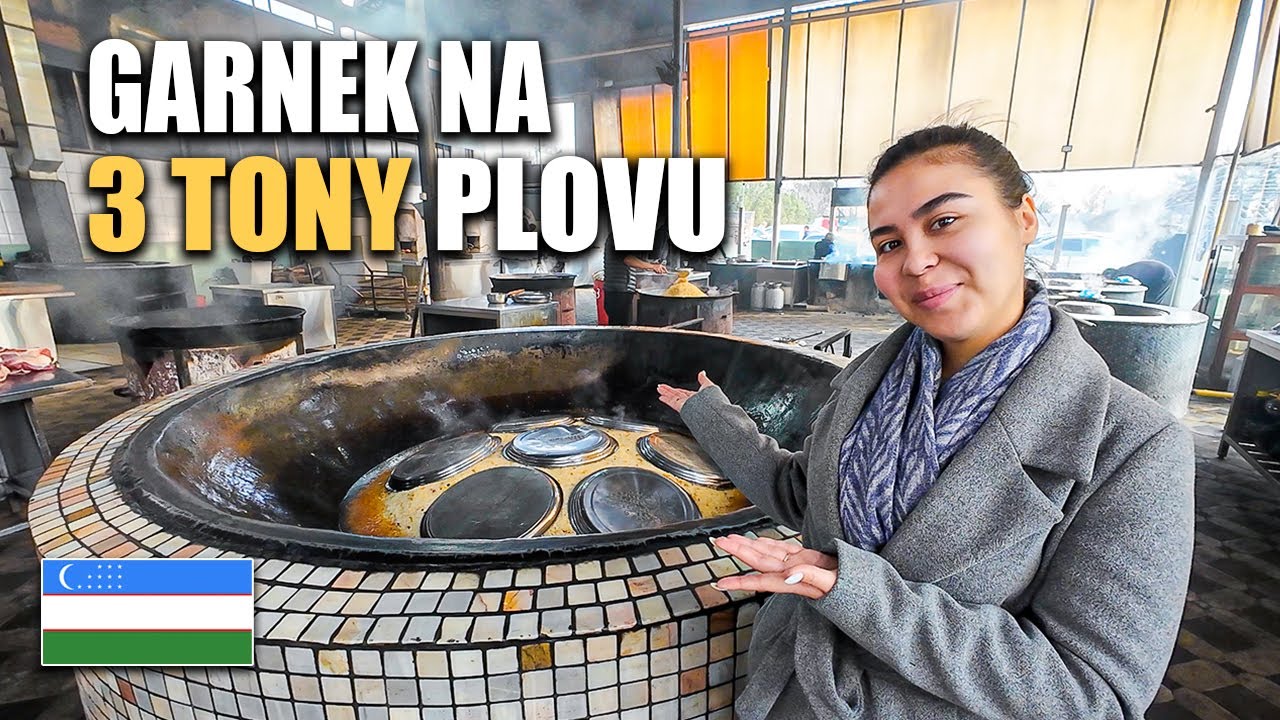 OGROMNY PLOV w KULTOWYM miejscu - Pr&oacute;bujemy narodowe danie Uzbekistanu 🇺🇿