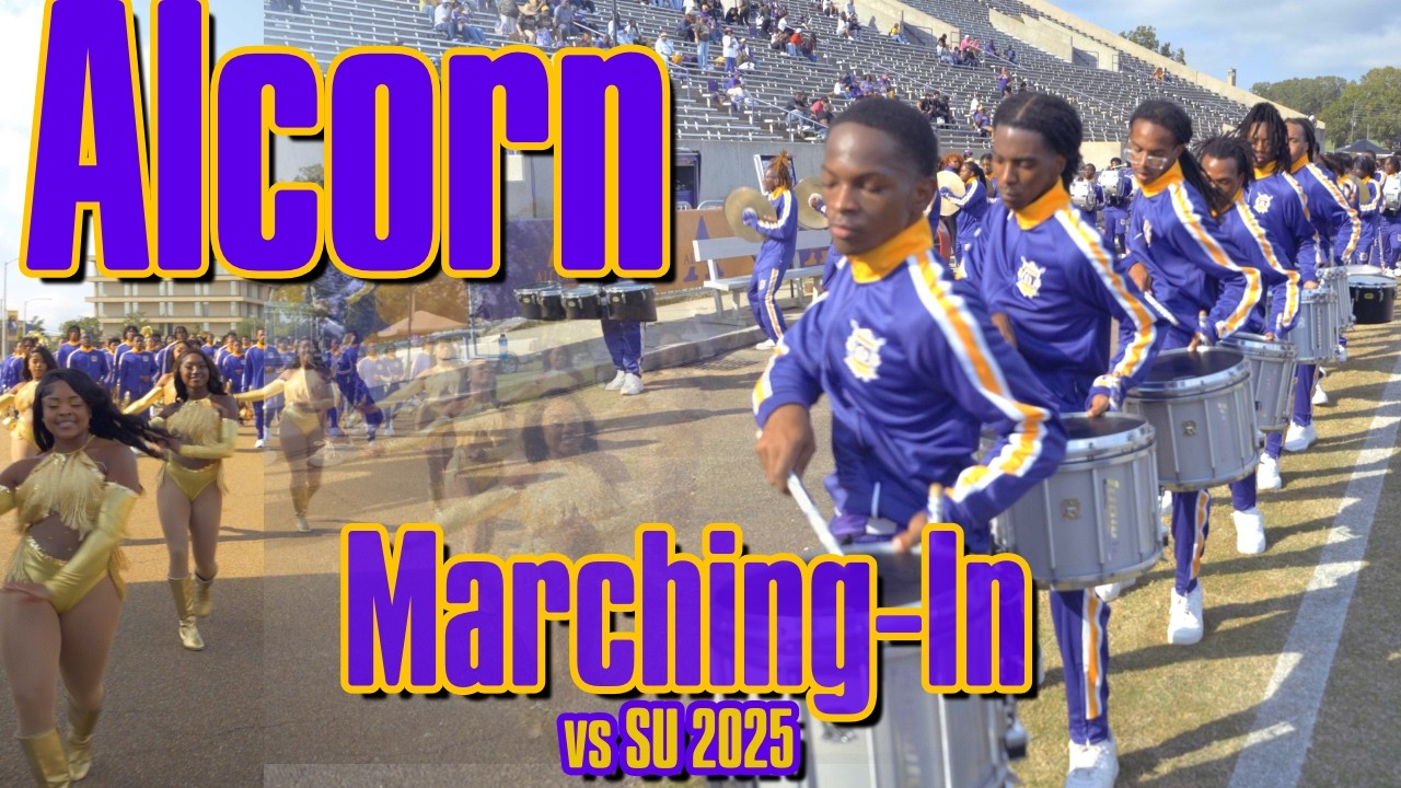 Alcorn Sounds Of Dyn-O-Mite Marching-In vs SU 2025